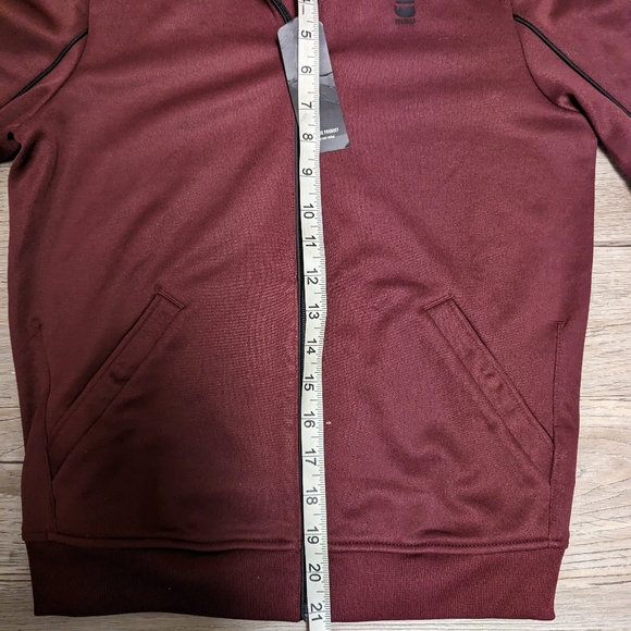 NWT, G-star burgundy track jacket, xs, stunning! - Picture 5 of 7